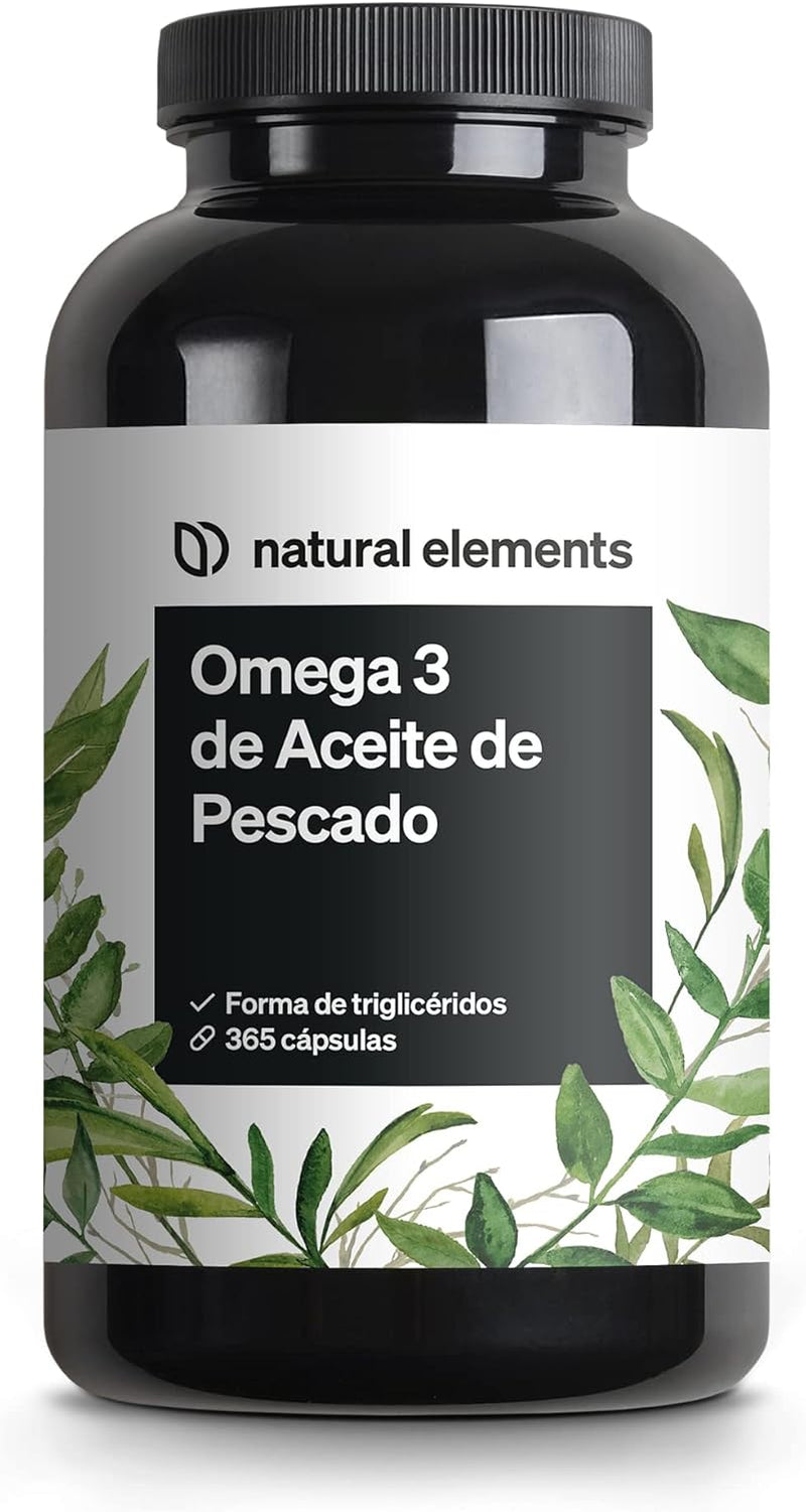 Omega 3 2000Mg Por Dosis Diaria – 365 Cápsulas De Omega-3 – Máxima Concentración De DHA 240Mg Y EPA 360Mg – Probada En Laboratorio Y Fabricada En Alemania