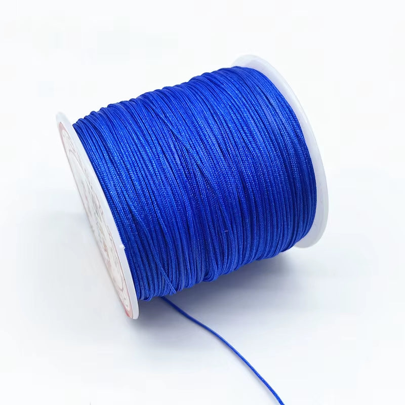 100M/Roll 0.8Mm Nylon Cord Thread Chinese Knot Macrame Cord Bracelet Braided String DIY Tassels Beading Shamballa String Thread