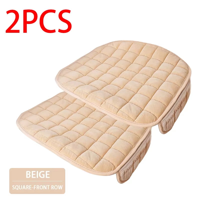 Winter Plush Car Seat Cover Warm Soft Auto Seat Cushion anti Slip Chair Protector Pad Universal for Most Car Models