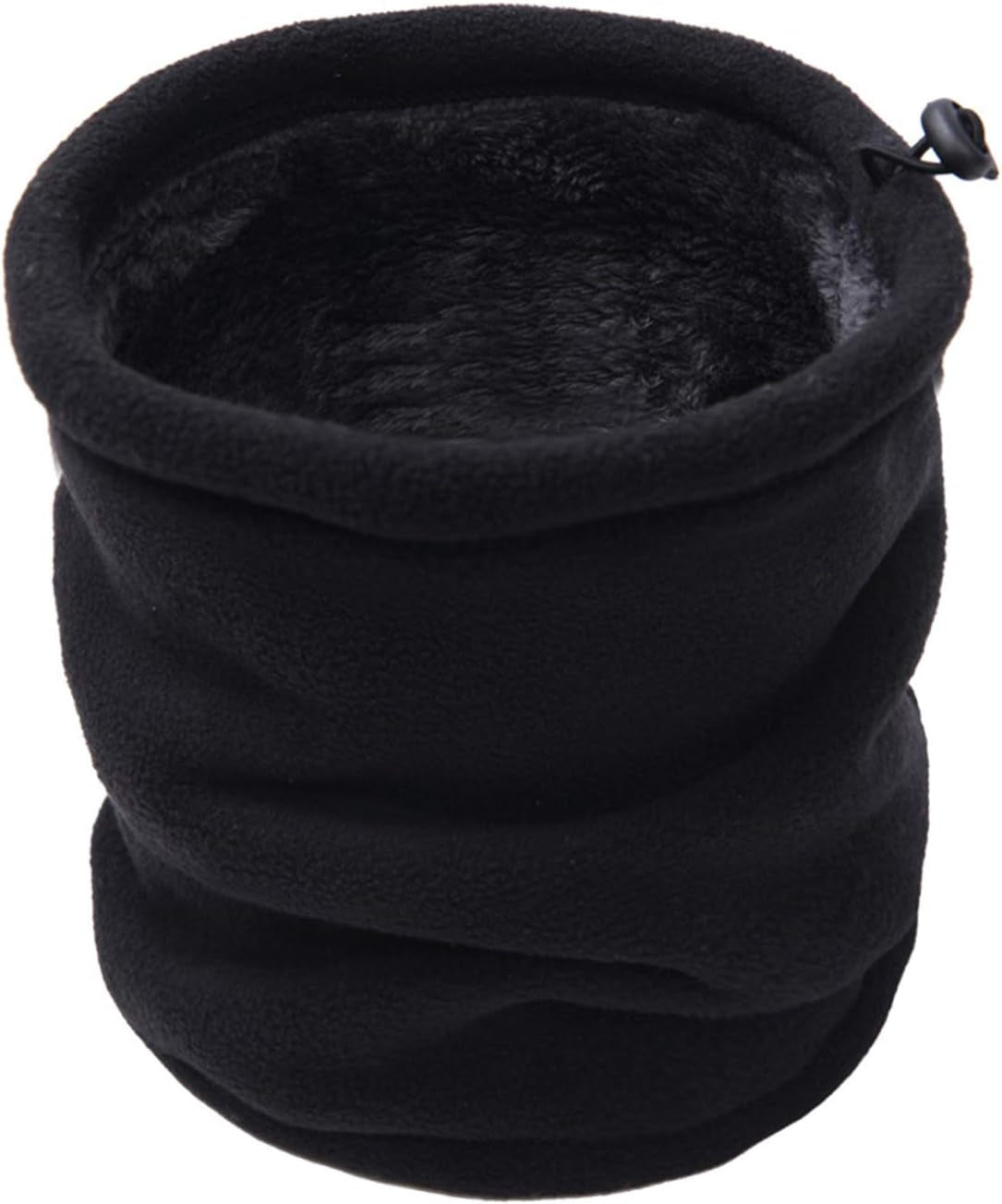 Calentador De Cuello Vellón, Polaina Térmica De Cuello De Doble Capa, Bufanda Multifuncional Invierno Cuello De Esquí a Prueba De Viento Capucha Pasamontañas Mascarilla Unisex