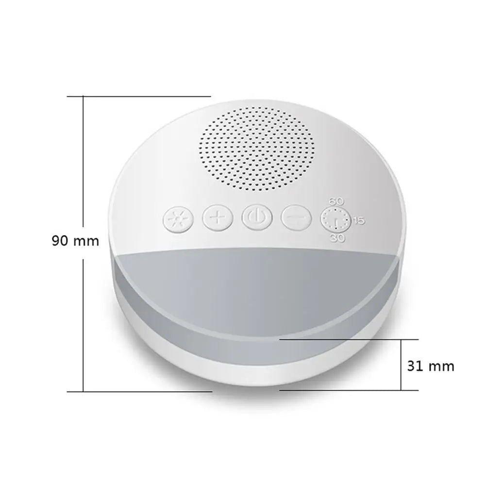 Baby Toy White Noise Machine with Night Light Timer and Memory Function Home Office Baby and Travel Portable Sleep Meter Therapy