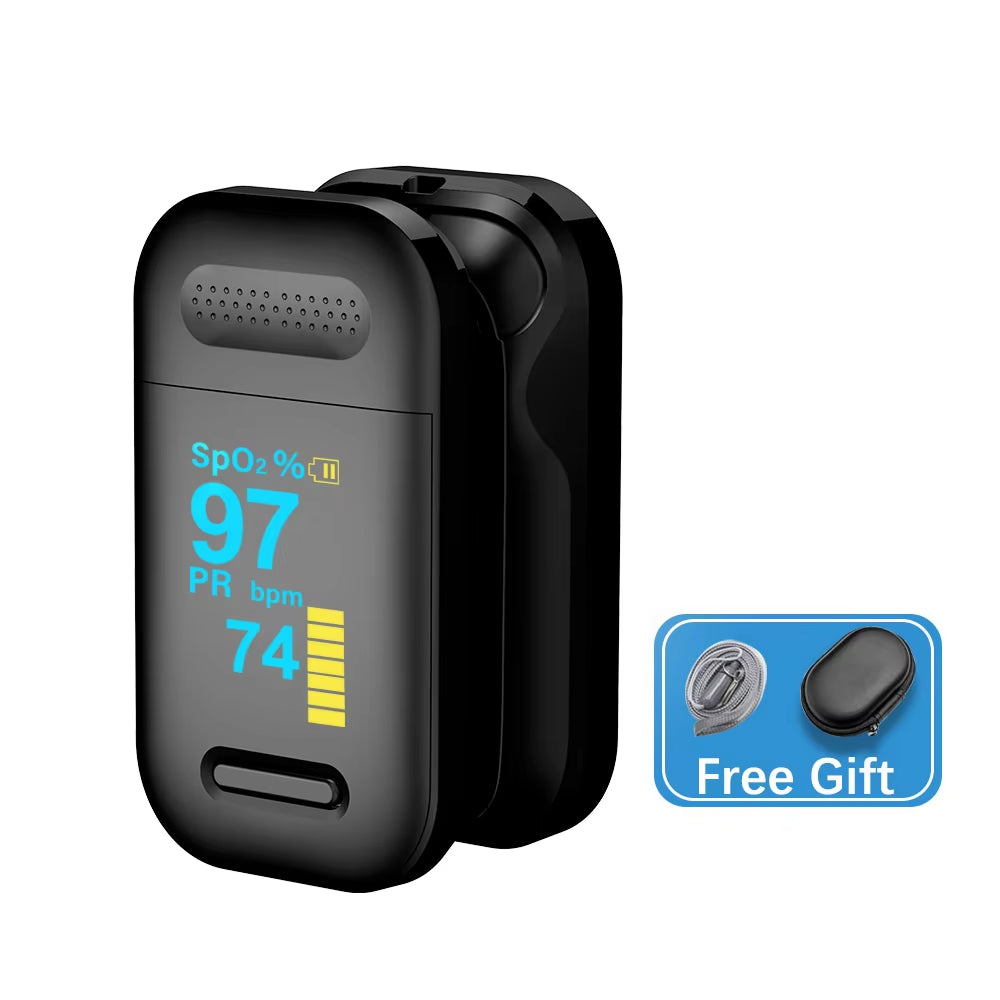 Medical Finger Pulse Oximeter Blood Oxygen Saturation Meter Heart Rate OLED Oximetro De Dedo Monitor Health Care