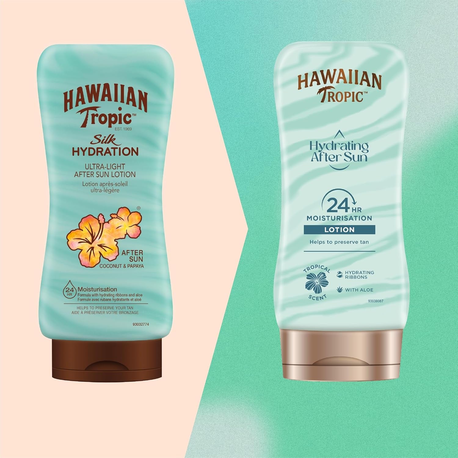 Hawaiian Tropic after Sun Air Soft - Loción Hidratante Ultra Ligera Para Después De La Exposición Al Sol, Fragancia De Coco Y Papaya - Formato: 180 Ml