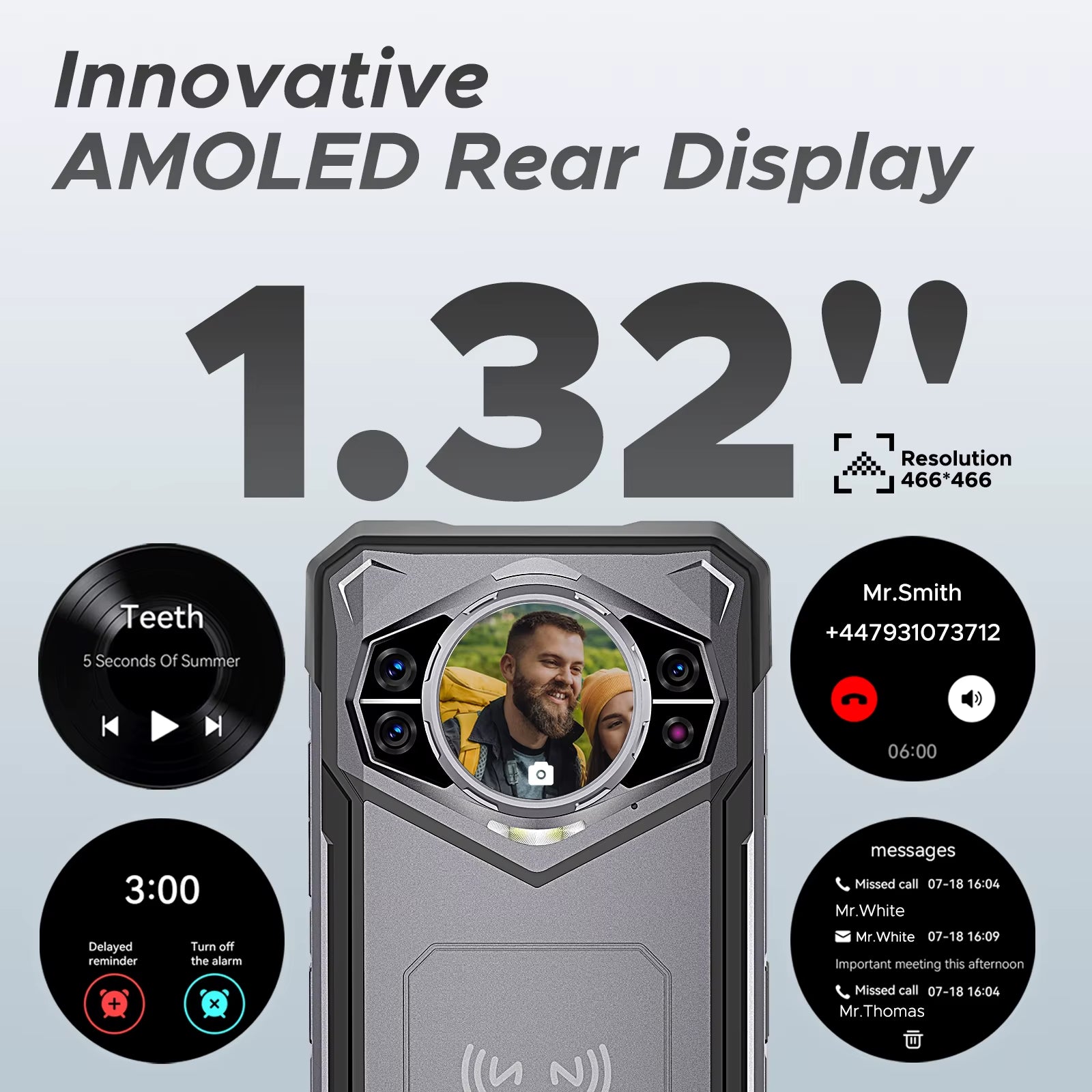 Global Version  S200 5G Rugged Phone 12Gb 256Gb 6.72" Display 100Mp Ai Main Camera 10100Mah/33W Smartphone Android 14 Nfc