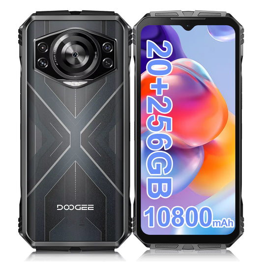 Global Version  S Cyber Rugged Phone 6.58" 90Hz Ips Screen 8Gb+256Gb Android 14 10800Mah Large Battery 50Mp Ai Main Camera