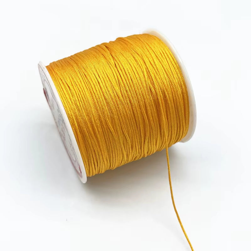 100M/Roll 0.8Mm Nylon Cord Thread Chinese Knot Macrame Cord Bracelet Braided String DIY Tassels Beading Shamballa String Thread