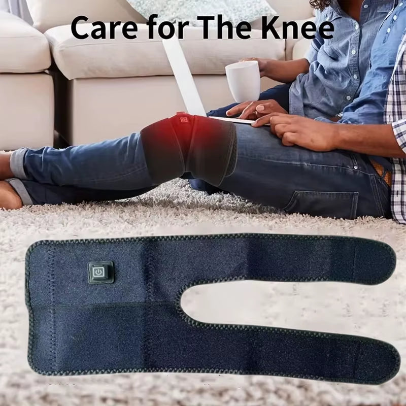 Electric Heating Knee Massage Tool with Adjustable Temperature, Plug in and Use Knee Warmer for Health and Protective Belt