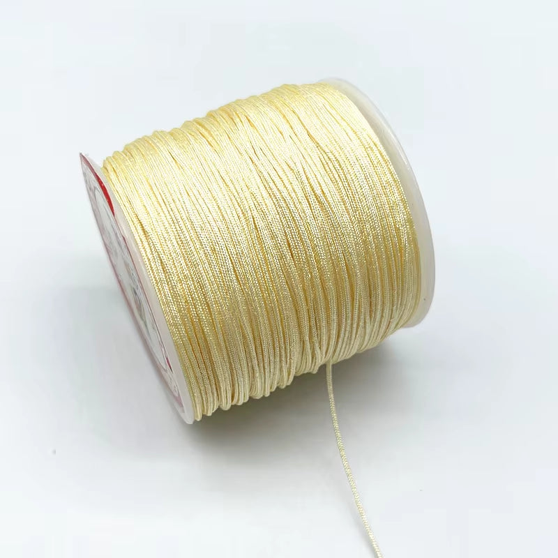 100M/Roll 0.8Mm Nylon Cord Thread Chinese Knot Macrame Cord Bracelet Braided String DIY Tassels Beading Shamballa String Thread