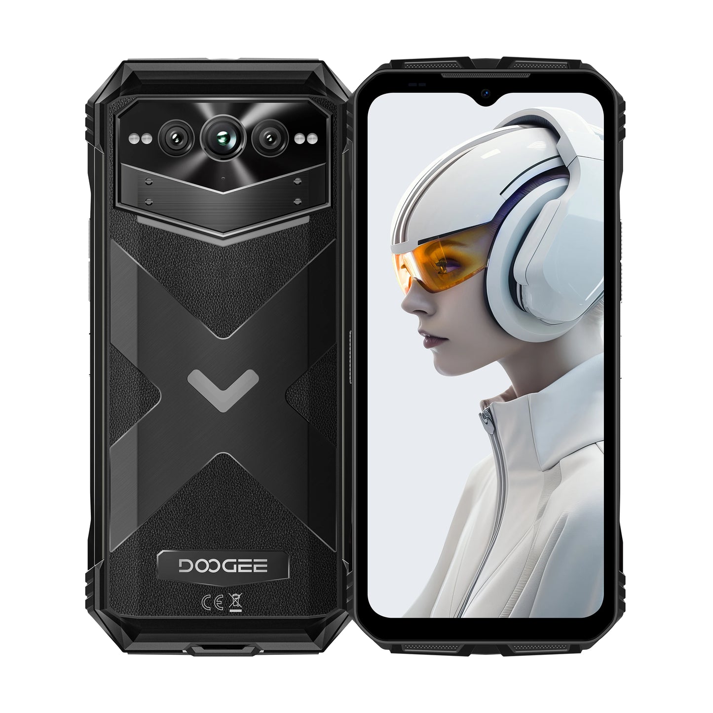 Global Version  V Max plus 5G Rugged Phone 6.58" Fhd+ 120Hz 36Gb(16+20) 512Gb 200Mp Ai Camera 22000Mah/33W Android 14