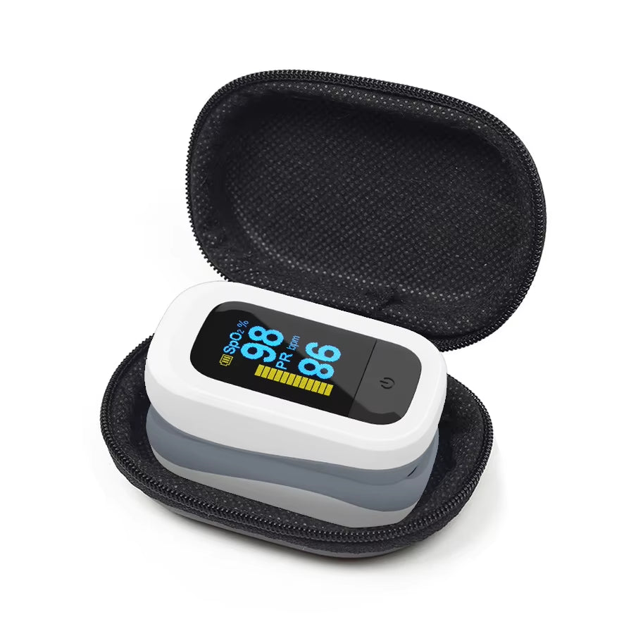 Medical Finger Pulse Oximeter Blood Oxygen Saturation Meter Heart Rate OLED Oximetro De Dedo Monitor Health Care