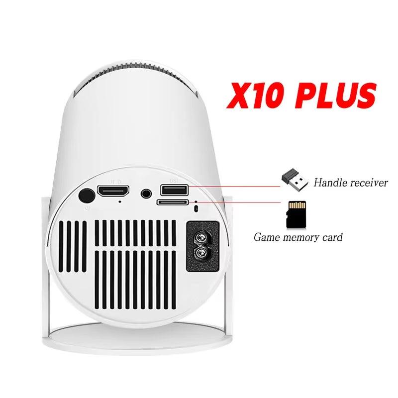 X10 plus Retro Video Game Consoles Android 11 System Portable Intelligent Projector 720P H713 Lcd Projector Hd H300 Game Box