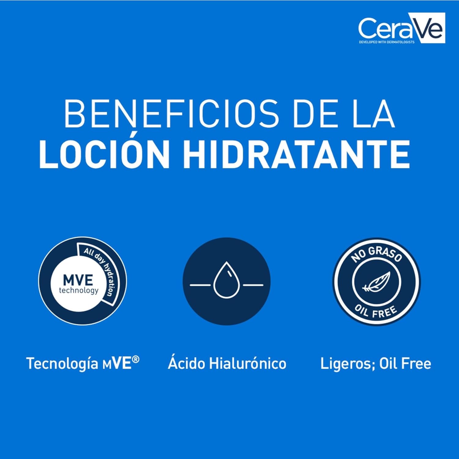 Cerave, Loción Hidratante De Rostro SPF 50, Para Piel Normal a Seca, Hidratación Y Alta Protección Contra Los Rayos UVB/UVA, Enriquecida Con Ceramidas