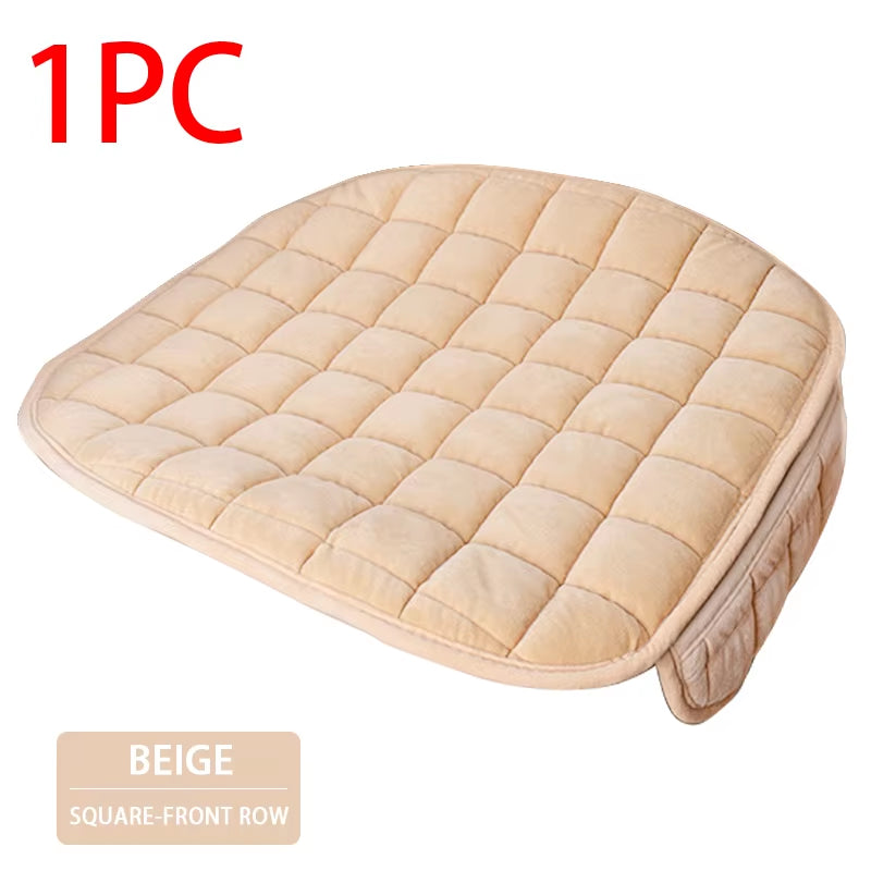 Winter Plush Car Seat Cover Warm Soft Auto Seat Cushion anti Slip Chair Protector Pad Universal for Most Car Models