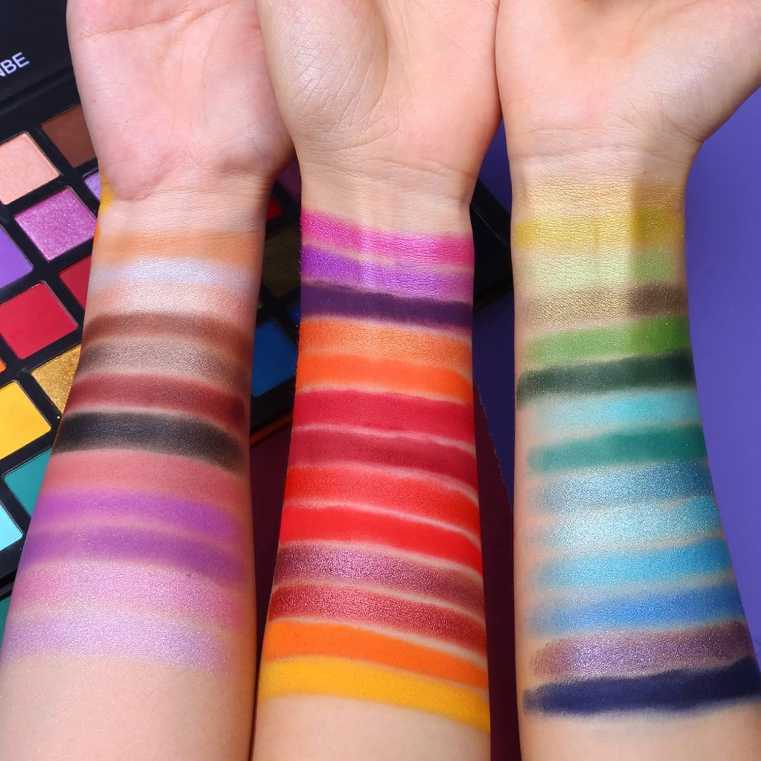 Paletas De Sombras De Ojos Profesionales - 40 Coloridas Paletas De Maquillaje Larga Duración - Sombra De Ojos Brillantes Y Mate - Crear Belleza