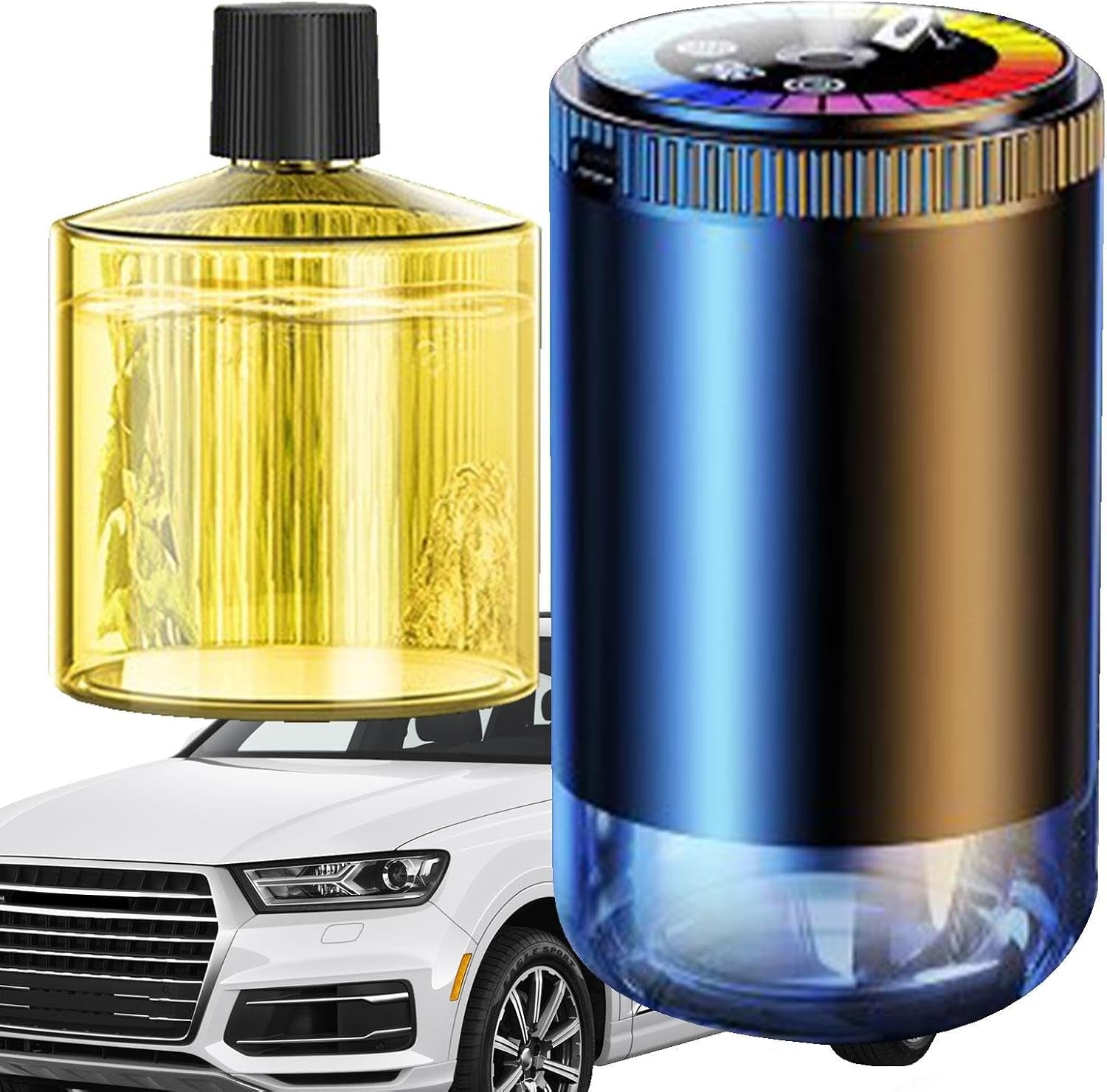 Ambientadores De Aire Inteligentes Para Coche, Purificador De Aire Para Coche - Difusor De Aceite De Aromaterapia De Fragancia De Perfumería - Difusor Del Aceite Del Aromaterapia Del Olor De